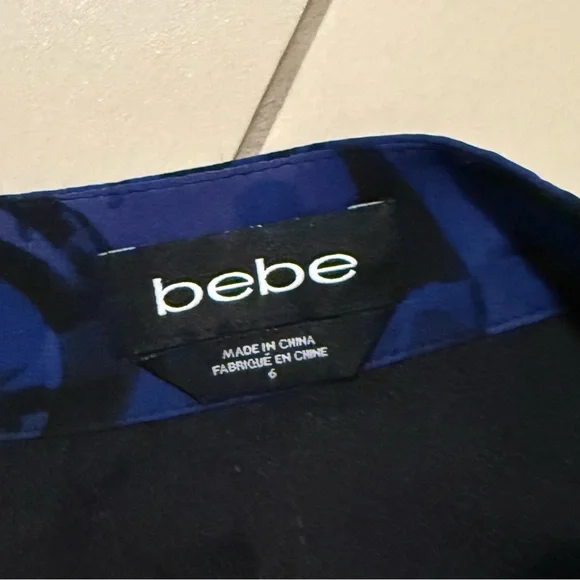 Elegant Blue and Black Women's Skirt - Picture 6 of 10